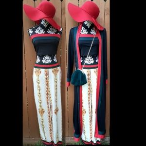 Trendy cardigan set (Cardigan & halter set)